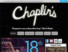 Tablet Screenshot of chaplinslive.com